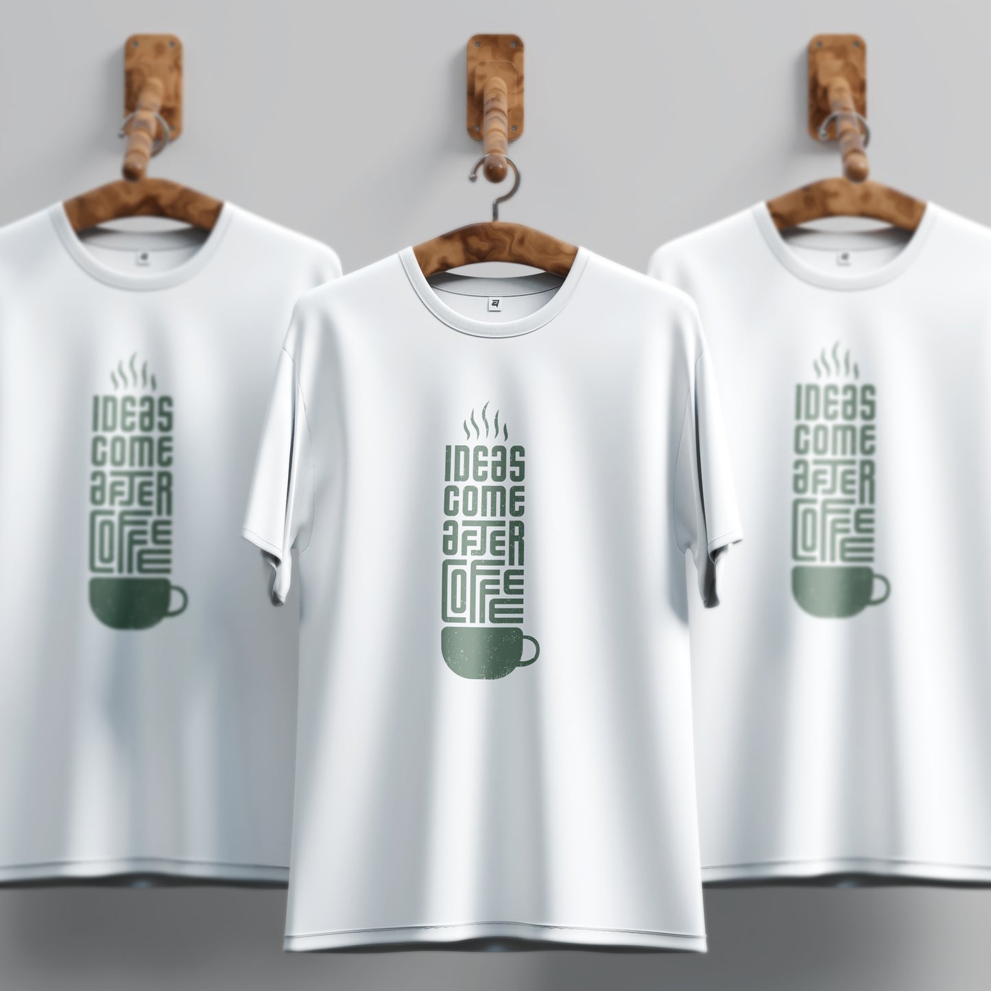 Ideas Come After Coffee Unique Minimal Style