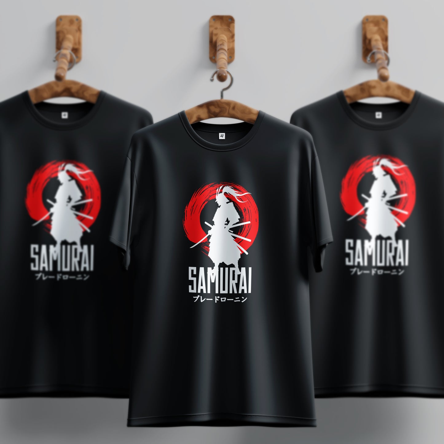 Unique illustration Design Samurai White Colour T-Shirt