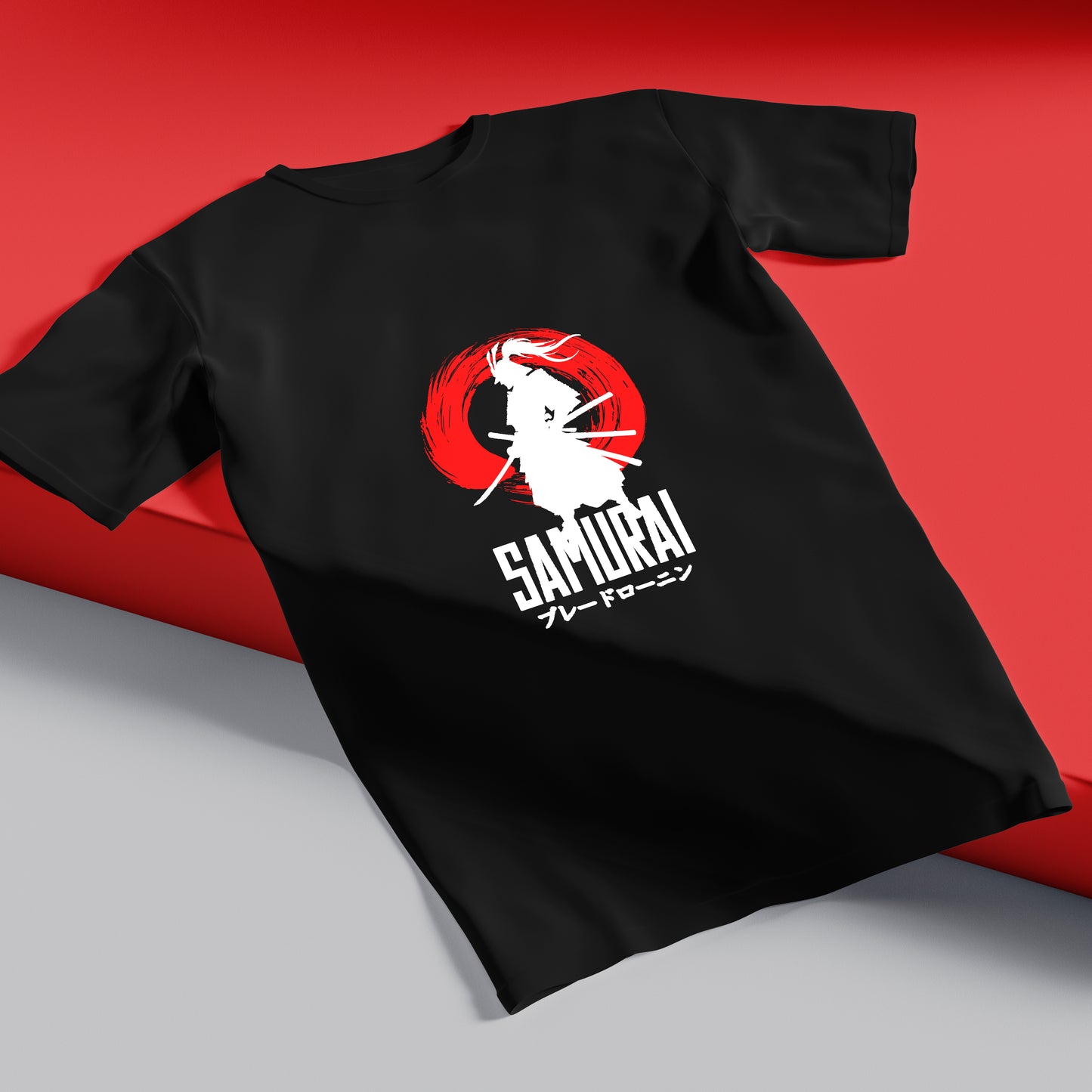 Unique illustration Design Samurai White Colour T-Shirt