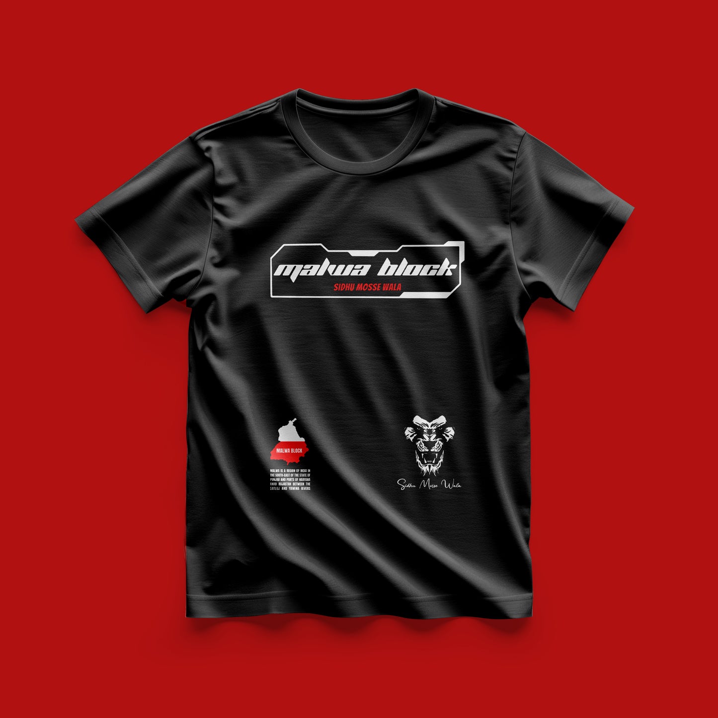 Sidhu Mosse Wala T-Shirt Malwa Block