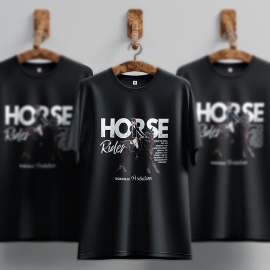 Unique Horse Rider T-Shirt For Boy Withe Colour