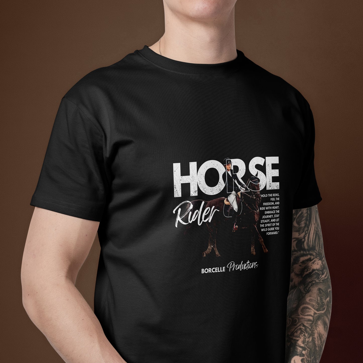 Unique Horse Rider T-Shirt For Boy Withe Colour