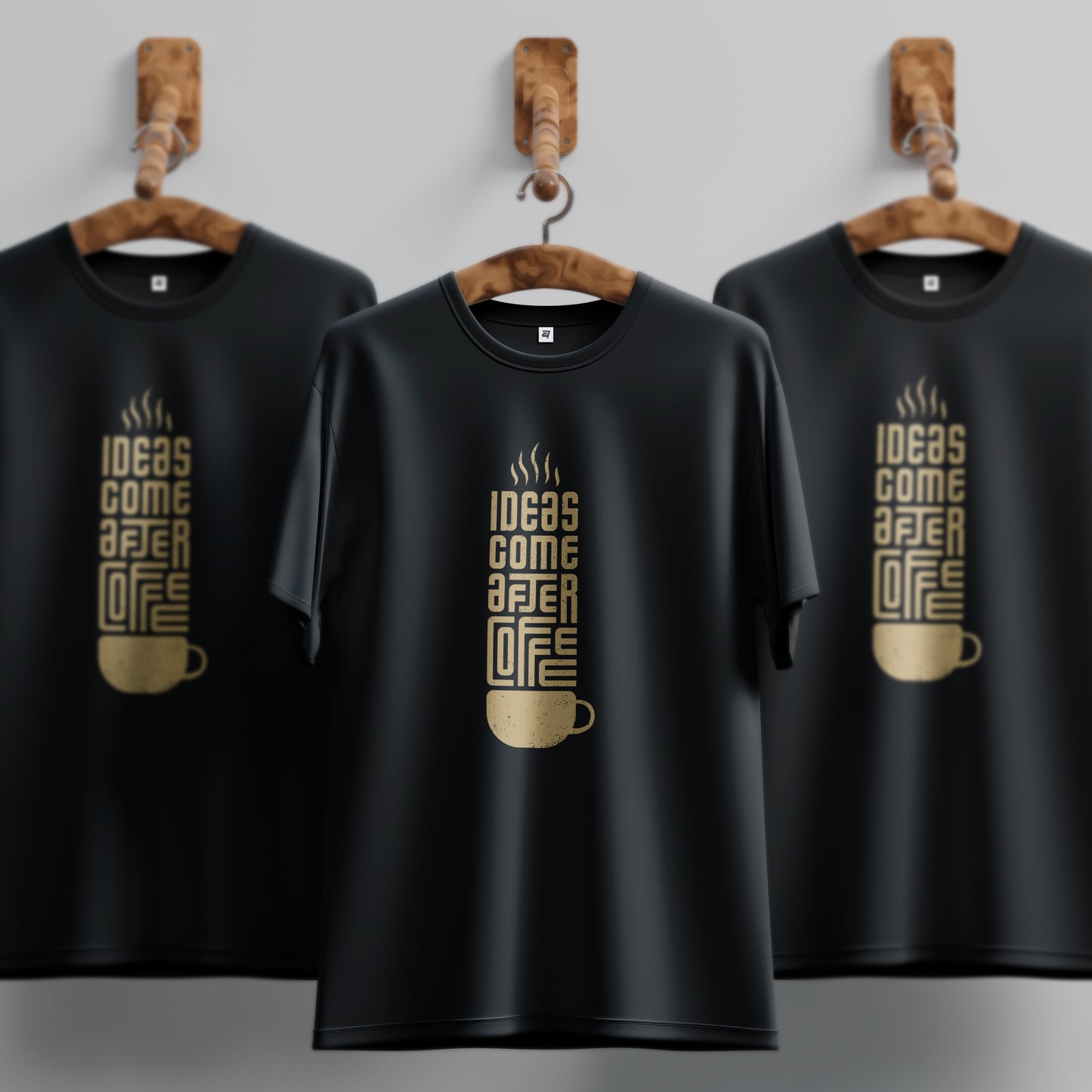 Ideas Come After Coffee Unique Minimal Style
