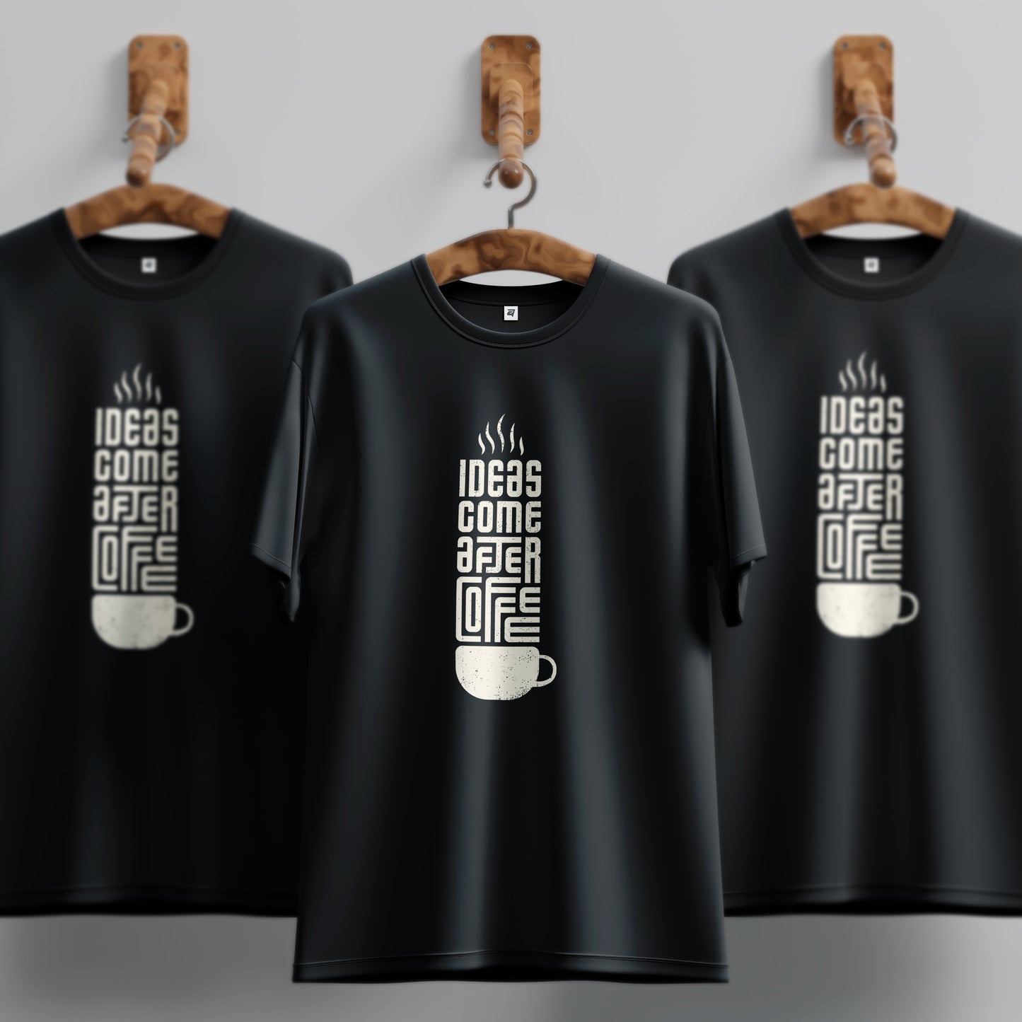 Ideas Come After Coffee Unique Minimal Style