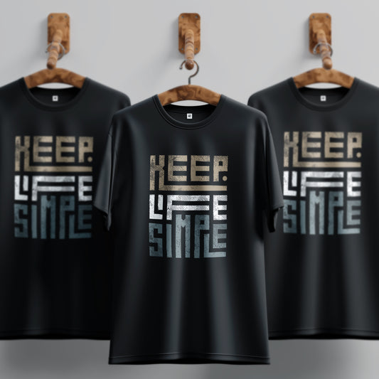Keep Life Simple Unique And Minimal Style T-Shirt