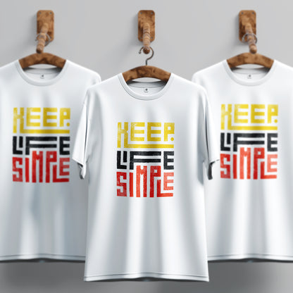 Keep Life Simple Unique And Minimal Style T-Shirt