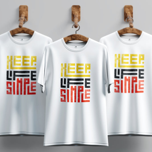 Keep Life Simple Unique And Minimal Style T-Shirt