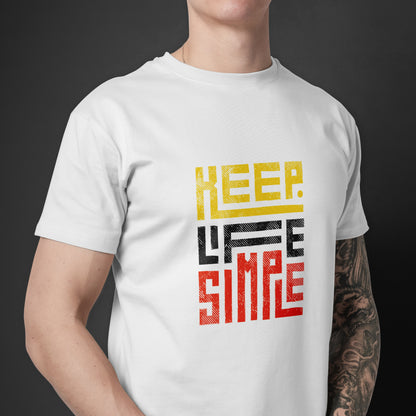 Keep Life Simple Unique And Minimal Style T-Shirt
