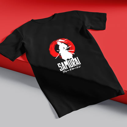Unique illustration Design Samurai White Colour T-Shirt